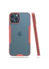 Mey İthalat®   iPhone 12 Pro Max Kılıf Platin Silikon - Pembe