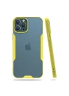 Mey İthalat®   iPhone 12 Pro Max Kılıf Platin Silikon - Sarı