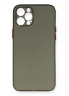 Mey İthalat®   iPhone 12 Pro Max Kılıf PP Ultra İnce Kapak - Gri