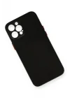 Mey İthalat®   iPhone 12 Pro Max Kılıf PP Ultra İnce Kapak - Siyah