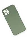 Mey İthalat®   iPhone 12 Pro Max Kılıf PP Ultra İnce Kapak - Yeşil