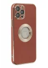 Mey İthalat®   iPhone 12 Pro Max Kılıf Store Silikon - Kırmızı
