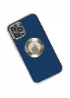 Mey İthalat®   iPhone 12 Pro Max Kılıf Store Silikon - Mavi