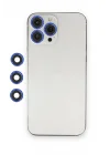 Mey İthalat®  iPhone 12 Pro Max Shine Kamera Lens - Lacivert