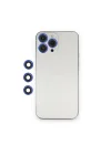 Mey İthalat®  iPhone 12 Pro Max Shine Kamera Lens - Lacivert