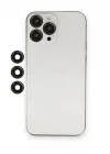 Mey İthalat®  iPhone 12 Pro Max Shine Kamera Lens - Siyah