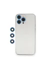 Mey İthalat®  iPhone 12 Pro Shine Kamera Lens - Mavi