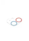 Mey İthalat®  iPhone 12 Renkli Kamera Lens Koruma Cam - Pembe-Mavi