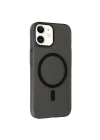Mey İthalat®   iPhone 12 Tuna PC Slim Magsafe Kapak - Siyah