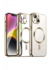 Mey İthalat®   iPhone 13 Kılıf Kross Magneticsafe Kapak - Gold