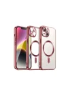 Mey İthalat®   iPhone 13 Kılıf Kross Magneticsafe Kapak - Kırmızı