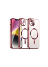 Mey İthalat®   iPhone 13 Kılıf Kross Magneticsafe Kapak - Kırmızı