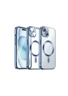 Mey İthalat®   iPhone 13 Kılıf Kross Magneticsafe Kapak - Sierra Blue
