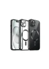 Mey İthalat®   iPhone 13 Kılıf Kross Magneticsafe Kapak - Siyah