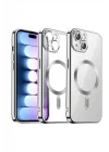 Mey İthalat®   iPhone 13 Kılıf Kross Magneticsafe Kapak - Titan Gri