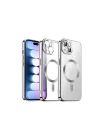 Mey İthalat®   iPhone 13 Kılıf Kross Magneticsafe Kapak - Titan Gri
