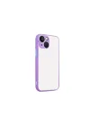 Mey İthalat®   iPhone 13 Kılıf Montreal Silikon Kapak - Mor