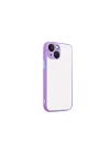 Mey İthalat®   iPhone 13 Kılıf Montreal Silikon Kapak - Mor