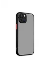 Mey İthalat®   iPhone 13 Kılıf Montreal Silikon Kapak - Siyah