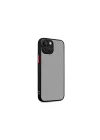 Mey İthalat®   iPhone 13 Kılıf Montreal Silikon Kapak - Siyah