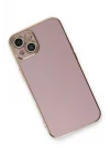 Mey İthalat®   iPhone 13 Kılıf Volet Silikon - Mor
