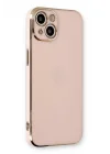 Mey İthalat®   iPhone 13 Kılıf Volet Silikon - Pembe