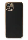 Mey İthalat®   iPhone 13 Kılıf Volet Silikon - Siyah