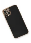 Mey İthalat®   iPhone 13 Kılıf Volet Silikon - Siyah