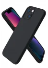 Mey İthalat®  iPhone 13 Mini Kılıf First Silikon - Siyah