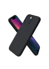 Mey İthalat®  iPhone 13 Mini Kılıf First Silikon - Siyah
