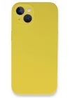 Mey İthalat®   iPhone 13 Mini Kılıf Lansman Legant Silikon - Sarı