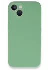 Mey İthalat®   iPhone 13 Mini Kılıf Lansman Legant Silikon - Yeşil