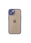 Mey İthalat®   iPhone 13 Mini Kılıf Montreal Silikon Kapak - Lacivert