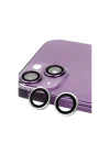Mey İthalat®   iPhone 13 Mini Raze Metal Kamera Lens - Gümüş