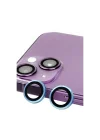 Mey İthalat®  iPhone 13 Mini Raze Metal Kamera Lens - Mavi