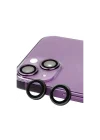 Mey İthalat®  iPhone 13 Mini Raze Metal Kamera Lens - Siyah
