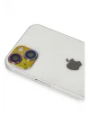 Mey İthalat®  iPhone 13 Pers Alüminyum Kamera Lens - Rainbow