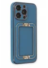 Mey İthalat®  iPhone 13 Pro Kılıf Coco Elit Kapak - Mavi
