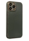 Mey İthalat®   iPhone 13 Pro Kılıf Coco Karbon Silikon - Füme