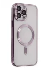 Mey İthalat®   iPhone 13 Pro Kılıf Kross Magneticsafe Kapak - Mor