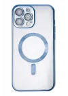 Mey İthalat®   iPhone 13 Pro Kılıf Kross Magneticsafe Kapak - Sierra Blue