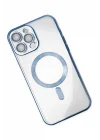 Mey İthalat®   iPhone 13 Pro Kılıf Kross Magneticsafe Kapak - Sierra Blue