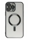 Mey İthalat®   iPhone 13 Pro Kılıf Kross Magneticsafe Kapak - Siyah