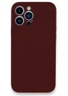 Mey İthalat®   iPhone 13 Pro Kılıf Lansman Legant Silikon - Bordo