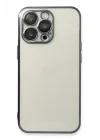 Mey İthalat®   iPhone 13 Pro Kılıf  Lensli Silikon - Siyah
