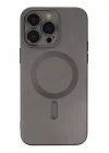 Mey İthalat®   iPhone 13 Pro Kılıf Moshi Lens Magneticsafe Silikon - Füme