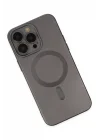 Mey İthalat®   iPhone 13 Pro Kılıf Moshi Lens Magneticsafe Silikon - Füme