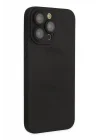 Mey İthalat®   iPhone 13 Pro Kılıf Moshi Lens Magneticsafe Silikon - Siyah