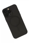Mey İthalat®   iPhone 13 Pro Kılıf Moshi Lens Magneticsafe Silikon - Siyah