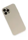 Mey İthalat®   iPhone 13 Pro Kılıf Nano içi Kadife Silikon - Bej
